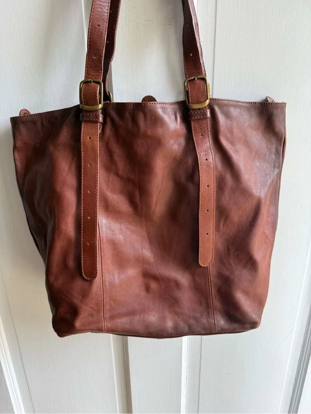 Dragon Diffusion Rust Brown Large Leather Shoulder Bag
